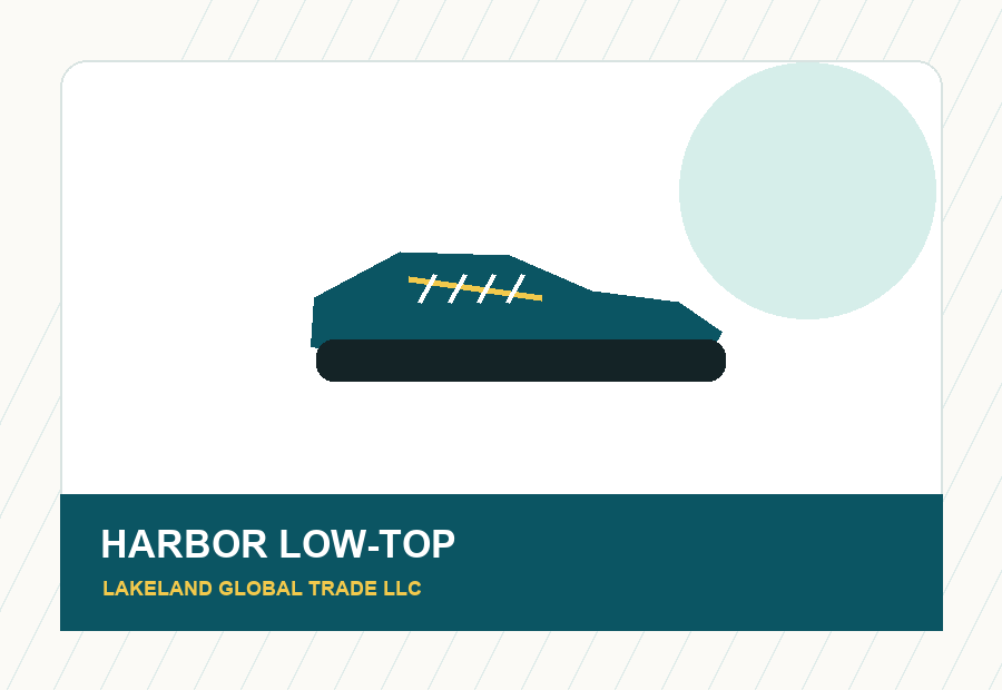 Casual sneaker product illustration