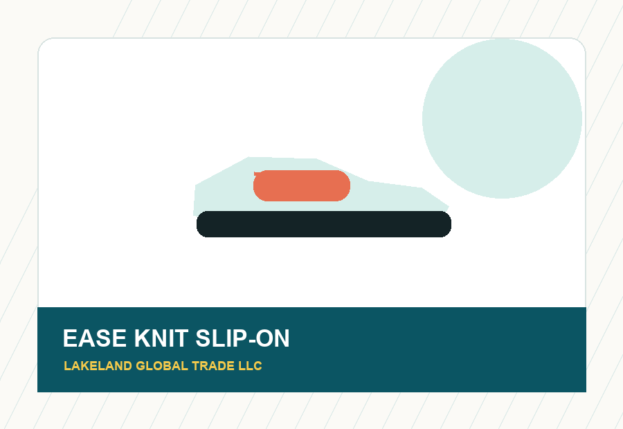 Slip-on shoe product illustration